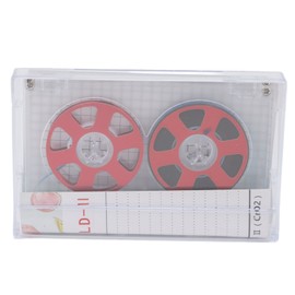 Reel to Reel Blank Sound Cassette Tape Professional DIY Homemade 46 Minutes Aluminum Empty Cassette Tape for Music Recording Red