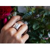 Fly Style Wide Silver Ring Women's Ring 925 Silver Ladies