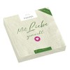20 Napkins from Sustainable Production Made with Love Heart |