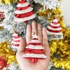 4 Pieces Christmas Tree Hanging Decorations Glitter Christmas Baubles Christmas