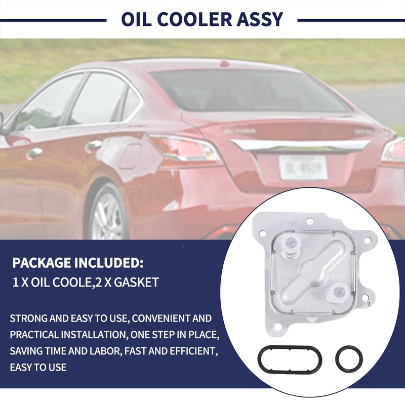 Magimaker 213053TA2A Oil Cooler Assy Compatible with Nissan Rogue 2014-2020