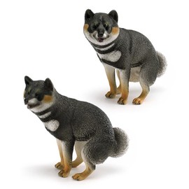 Neko Kamiyama, Shibainu, Forced in That Pose, Dog, Animal, Figure, Model, Miniature, Figurine, Interior, Collector, Model (Black)