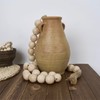 OMISHE 76" Long Large Wood Bead Garland with 1.6" Diameter