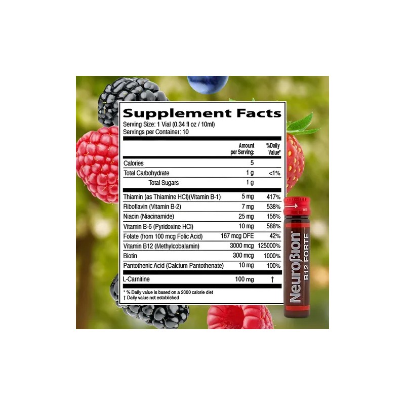 Neurobion B12 Forte Líquido 10 Viales X 10 Ml Suplemento