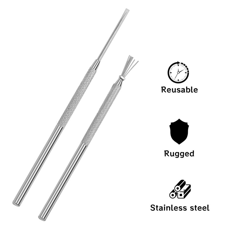 2pcs Clay Needle Tools, Feather Wire Texture Tool for Clay