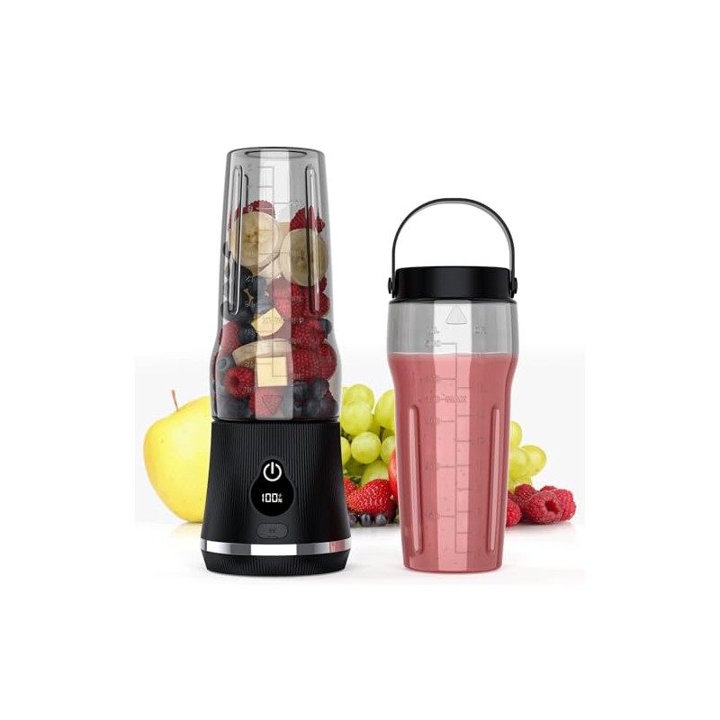 Portable USB-C Blender for Smoothies & Shakes - 17oz Capacity