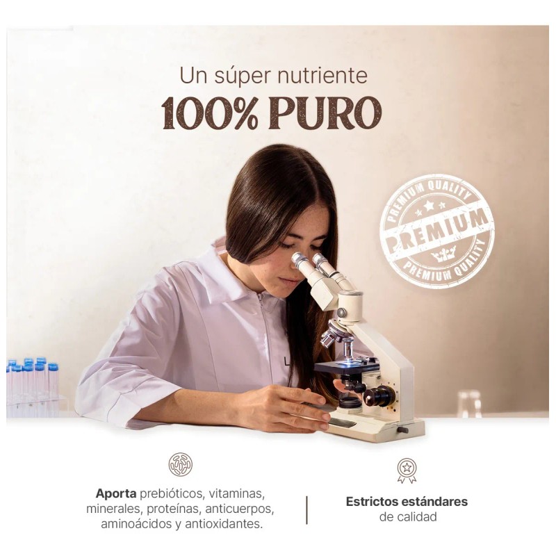 Calostro Bovino De 240 Cápsulas De 700 Mg. 100% Puro.