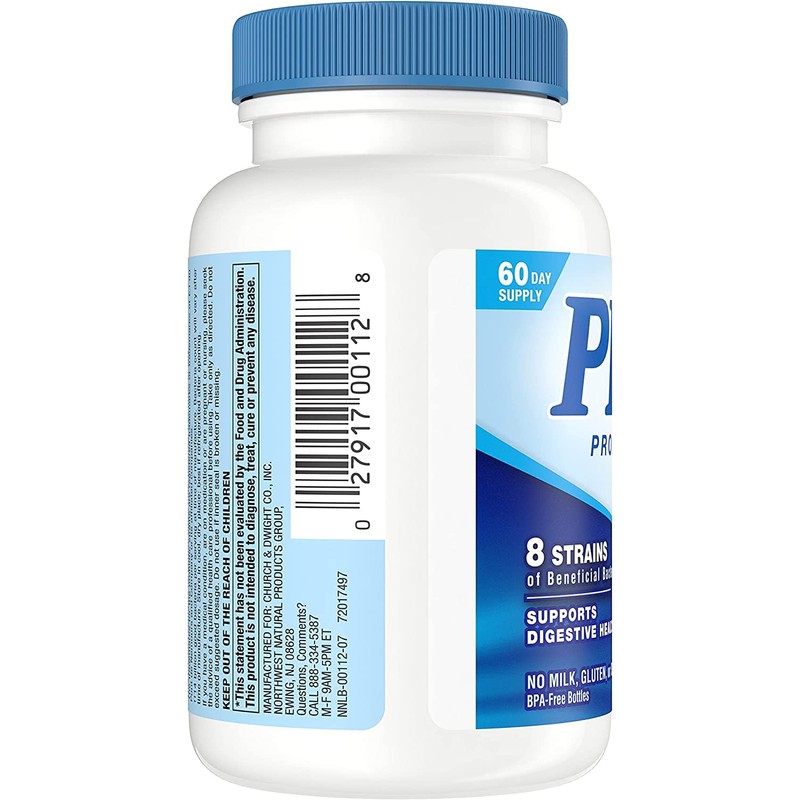 PB8 Acidophilus Probiotic, 120 Count, (Value Pack of 2)