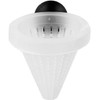 1 Pc White Cone Shape Aquarium Red Worm Fish Feeder