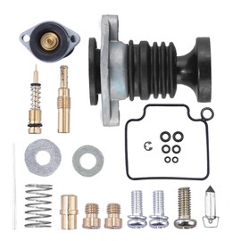 laffoonparts Motorcycle Carburetor Rebuild Kit Primer Pump Replacement for Honda FourTrax 300 TRX300 TRX 300 2x4 TRX300FW 4x4 Wheeler 1993-2000