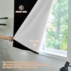 Jilron Adhesive Curtain,100% Blackout Curtains, No Drilling, Suitable for Multi-Scenes