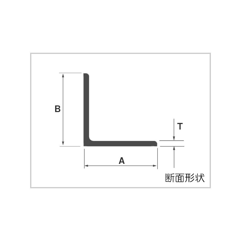 Stainless Steel Angle SUS304 HOT t3.0 x 40 x 40