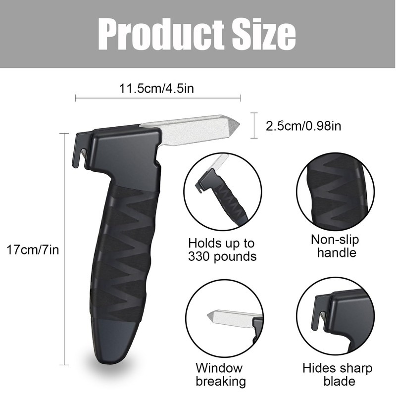 Car Door Handle for Elderly, 3 in 1 Car Window