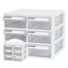 6-Tier Acrylic Multi-Case Organizer Box Desk Organizer