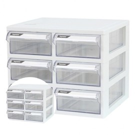 6-Tier Acrylic Multi-Case Organizer Box Desk Organizer