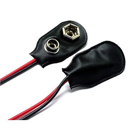 GCA 9V Battery Clip Connector，Battery Clip l Type (2Pcs)