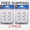 intertek 6 Outlet Wall Outlet Adapter Multi Plug Power Splitters