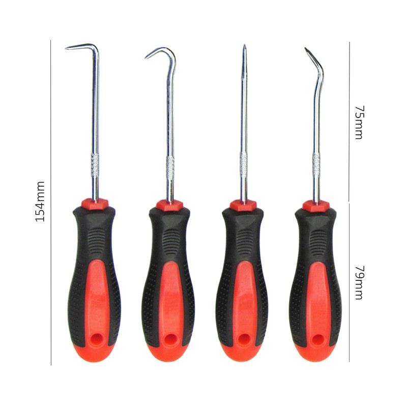 NyxSeat Set of 4 Screwdrivers, Car Tyre Repair Tool, Manhole