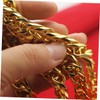COLLBATH Golden Chain Necklace for Men 60cm Imitation Jewelry Stylish