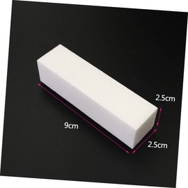 FRCOLOR 20pcs Nail Sponge High-density Manicure and Pedicure Polishing Blocks Four-sided Nail Files for Portable Grooming Tools for Home and Salon Use