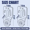 Top-Hung Sliding Door Hardware Wardrobe Roller Kit,Includes 4 Roller Wheels