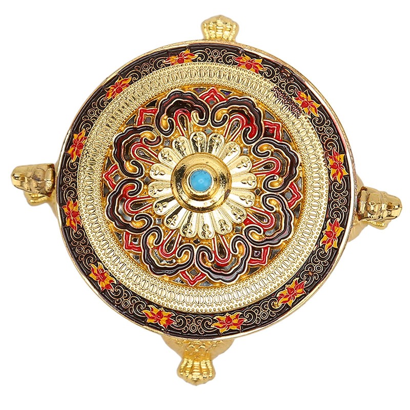Trinket Incense Burner with Lid Handcraft Antique Polished Process for