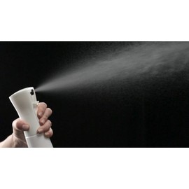 MJDFS Stylist Airless Aerosol water Dispenser, Refillable Fine Mist Spray bottles, Good for watering plants, Showering Pets, Trigger sprayer for Hair, 6OZ In Summer Black