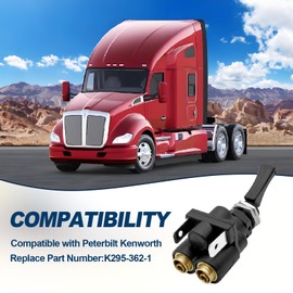 SYudwen Air Electric Toggle Valve Paddle Switch Replacement for OEM K295-362-1 Compatible with Peterbilt Kenworth