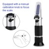ATC Antifreeze Refractometer, with Manual Calibration Button, Glycol Antifreeze Refractometer,
