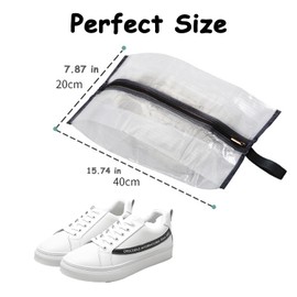 Pack Shoe Bag for Travel, Storage or Travel Bag for Shoes, Waterproof Travel Shoe Bag with Zip Organiser with Sturdy Zip for Men and Women
