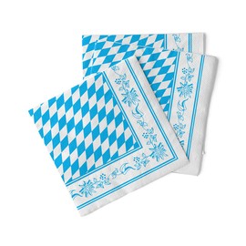 Tissue Napkins 33 x 33 cm | Premium Disposable Napkin | Absorbent | Perfect for Parties | Pack of 100 | Bavaria