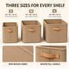 Foldable Fabric Clothes Storage Box with Handle, Gray Wardrobe Organizer