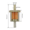691035 493629 Fuel Filter 40 micron 1/4" Inline Filter for