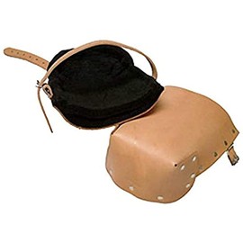 Bon Tool 41-190 Heavy Duty Knee PadsI Lightweight Double Felt Top-Grain Leather Non Slip Adjustable Leather Straps Water & Rust Resistant Buckles Extra Thickness For Comfort