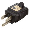 AC WORKS 15 to 20Amp 125Volt T-Blade Adapter (2PK-Compact)