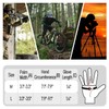 Sutekus Fingerless Tactical Gloves Touchscreen Work Gloves with Hard Knuckle