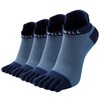 VWELL Men's Five Toe Socks, Sweat Absorbent, Quick Drying, Ankle
