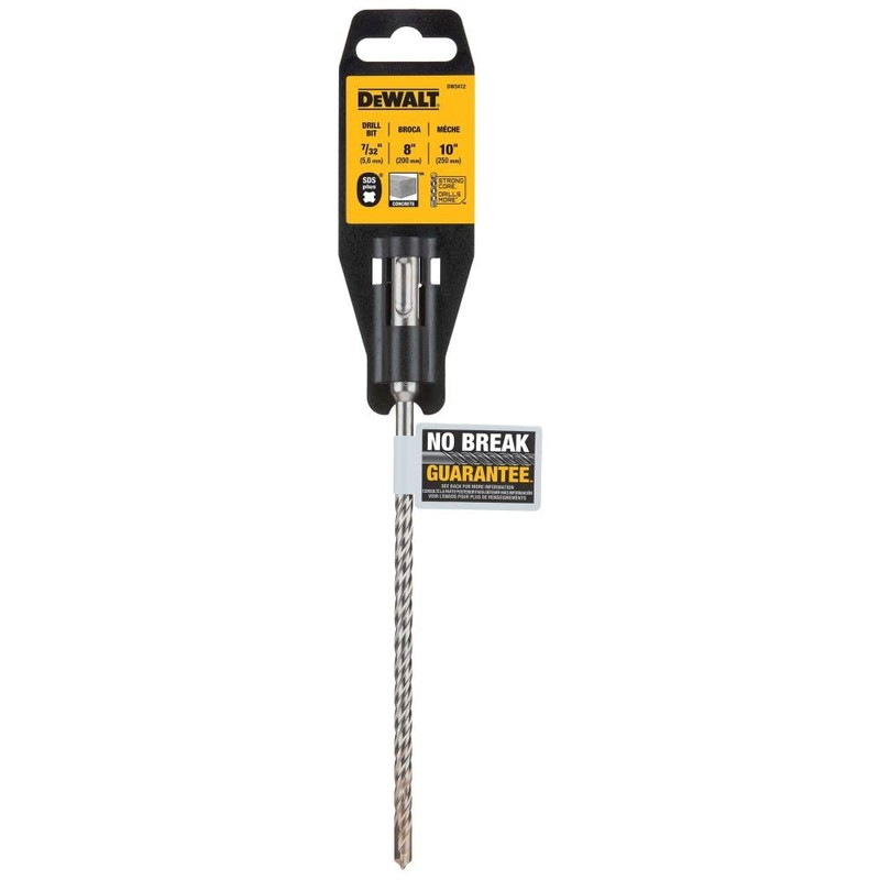 DEWALT DW5412 7/32-Inch by 8-Inch by 10-Inch Rock Carbide SDS