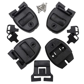 4 Set Hot Tub Spa Cover Locks w/Key Pinch Center Release - Strap Buckle Broken Latch Repair Kit with Screws