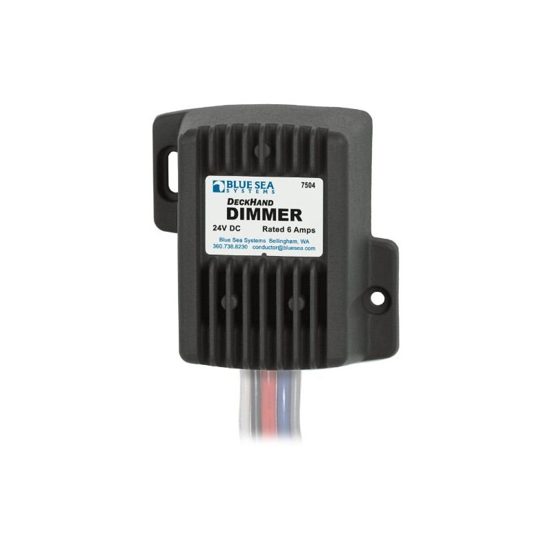 Blue Sea Systems 7504 24V DC 6A Deckhand Dimmer Black
