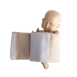 Newborn Baby Photography Props Posing Wraps Assistant Professional Posture Wrap for Studio Photo Props Accessories Beige