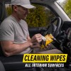 BLACK+DECKER Pennzoil Automotive Protectant Wipes, 2-Pack, 60 Total Wipes, 6"x8"