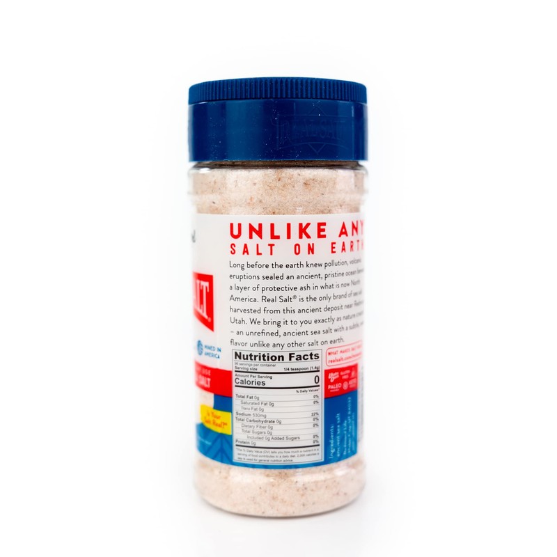 Redmond Real Sea Salt - Natural Unrefined Organic Gluten Free