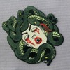 The Bleeding Medusa Embroidered Iron on Sew on Patch