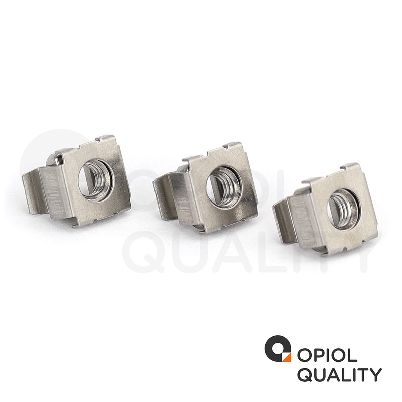 OPIOL QUALITY® Cage Nuts M6 for Sheet Thickness 1.7-2.7 mm