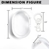 Foweroty PVC Storage Bag for Organizing Data Cables, Chargers, Earphone,