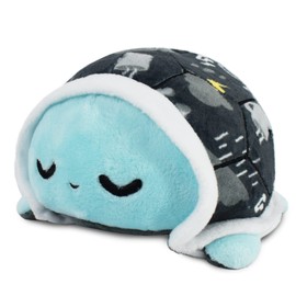 TeeTurtle - The Original Reversible Turtle Plushie - Rainy Day - Cute Sensory Fidget Stuffed Animals That Show Your Mood 3.5 inch