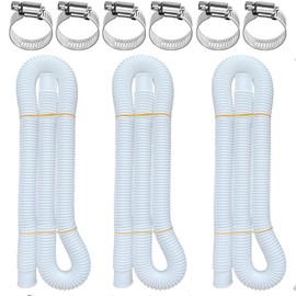 1.5 Inches Pool Hoses for Above Ground Pools, 3 Pack 1-1/2" Diameter Pool Pump Replacement Hose 59" Long Filter Pump Hose Compatible with 1.5" Pool Hose Pump (3)