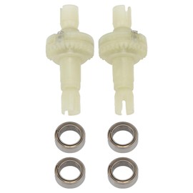 SUNGOOYUE Set of 2 RC Car Metal Differential with Bearings Compatible with Wltoys 284010 284161 K989 RC Car Spare Parts