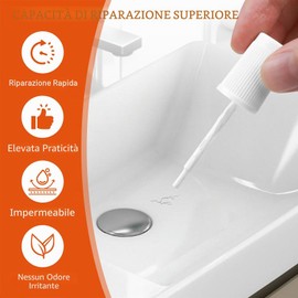 XZMCAT 2 Pezzi da 30 ML Vernice per Riparazione Smalto, Vernice per Vasca da Bagno Bianca, Pittura per Piastrelle Bagno, Multiuso per Vasca, Armadi, Doccia, Lavandino, Graffi e Scheggiature